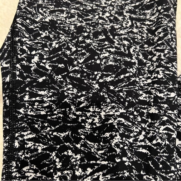 Lululemon Wunder Under Pant III Iced Wave White Black Leggings Low Rise - Picture 5 of 7